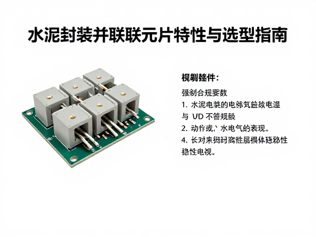 水泥封装并联电路元件特性与选型指南
