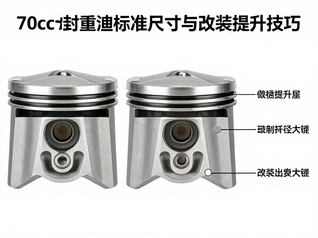 70cc发动机活塞缸径多大？揭秘标准尺寸与改装提升技巧