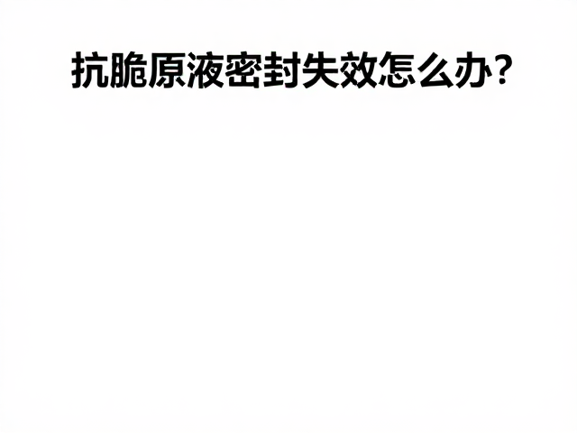 抗脆原液密封失效怎么办?雨季防潮维护指南