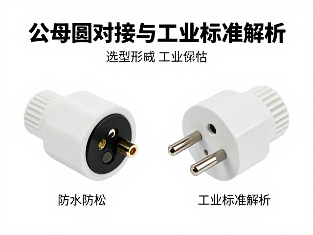 公母圆形对接插头选型指南,防水防松与工业标准解析