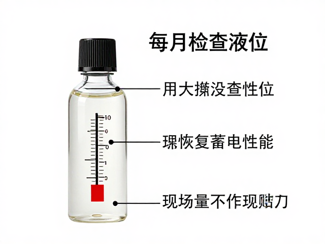 均衡原液每月检查液位，辅助恢复蓄电性能技巧