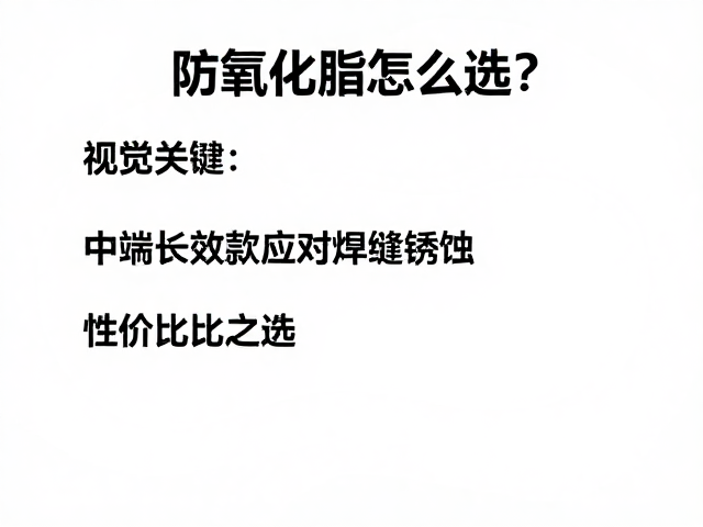 防氧化脂怎么选？中端长效款应对焊缝锈蚀，性价比之选