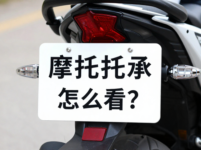 摩托车尾架托承重标识怎么看?选对配件更安全