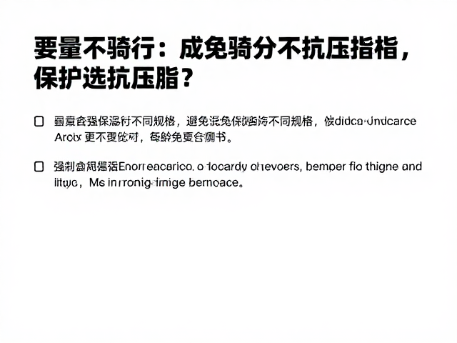 重载骑行如何选抗压脂？避免混用不同规格，保护链条更安全