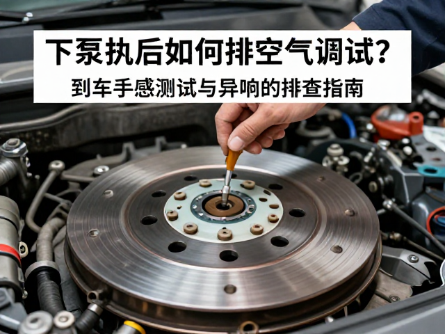 下泵体后如何排空气调试？附刹车手感测试与异响排查指南