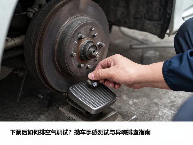 下泵体后如何排空气调试?附刹车手感测试与异响排查指南