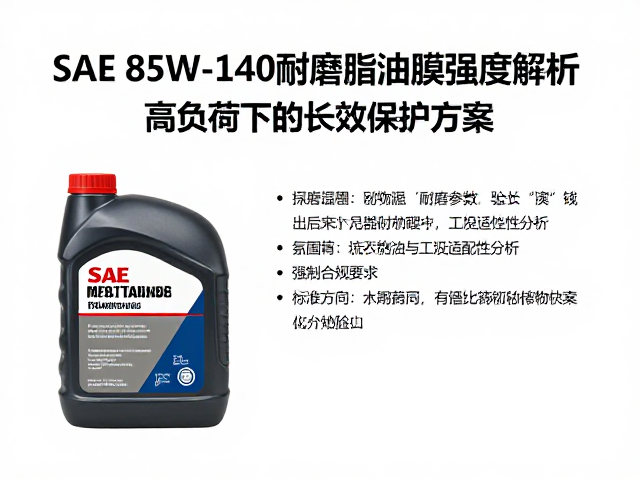 SAE 85W-140耐磨脂油膜强度解析,高负荷下的长效保护方案
