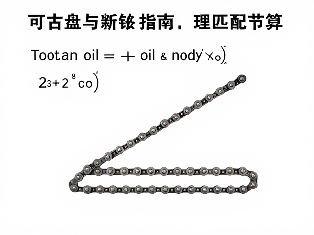 齿盘与喷涂链条油匹配指南,如何计算最佳链节数?
