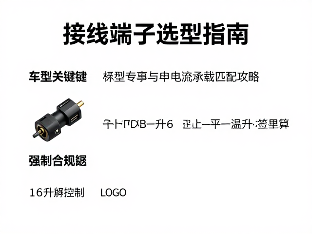 接线端子选型指南,车型专用插头与电流承载匹配攻略