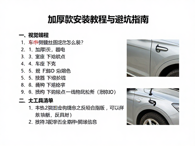 车体侧板螺丝固定怎么装？加厚款安装教程与避坑指南