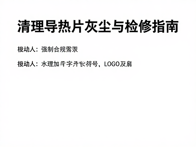 水管卡箍松动?清理导热片灰尘与检修指南