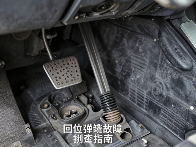 刹车踏板偏高怎么调?脚踏移位件与回位弹簧故障排查指南