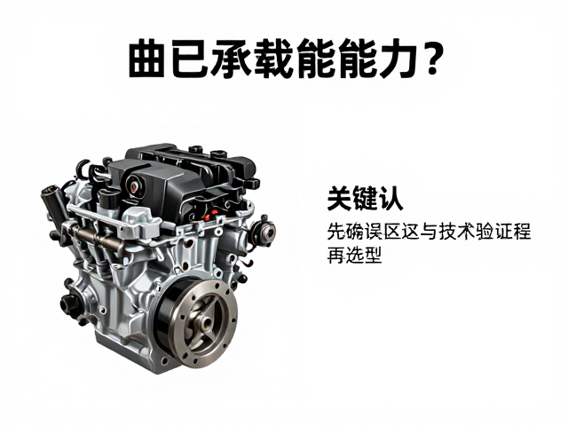 曲柄承载能力强?先确认发动机型号再选型