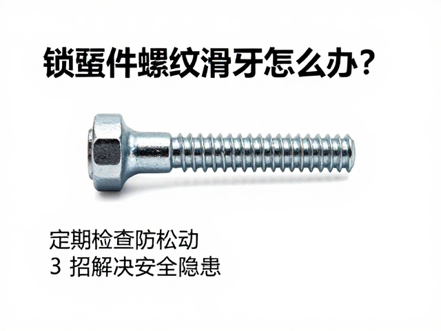 锁紧件螺纹滑牙怎么办?定期检查防松动,3招解决安全隐患