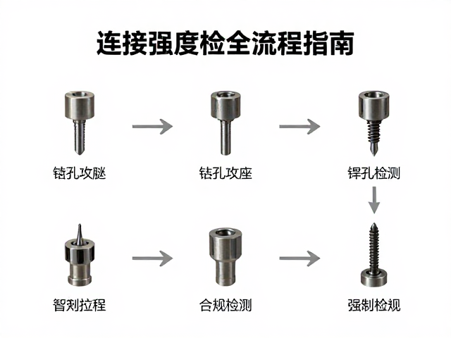 连接座钻孔攻丝与焊缝强度检测全流程指南