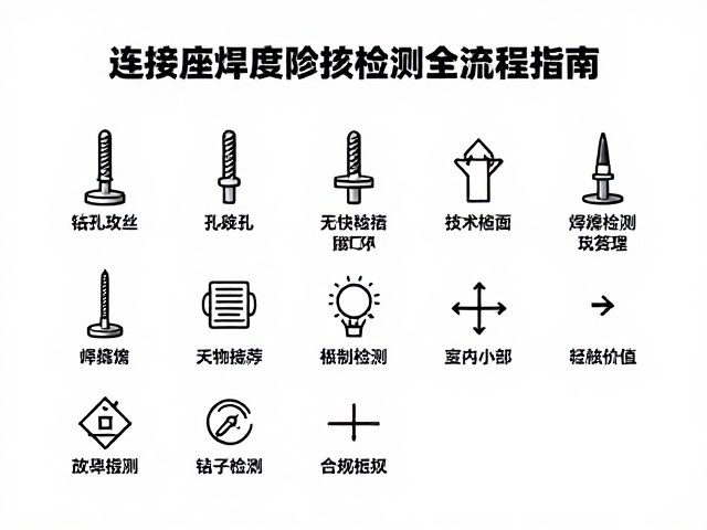 连接座钻孔攻丝与焊缝强度检测全流程指南