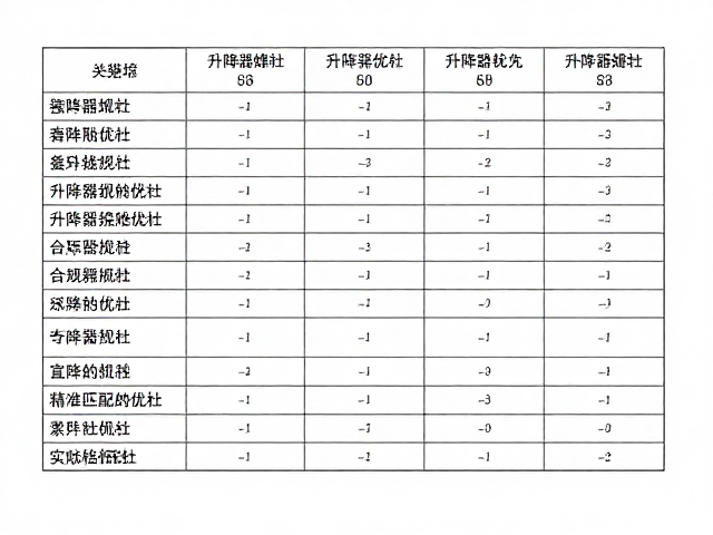 升降器螺栓规格对照表，车型专用优先，精准匹配不踩坑