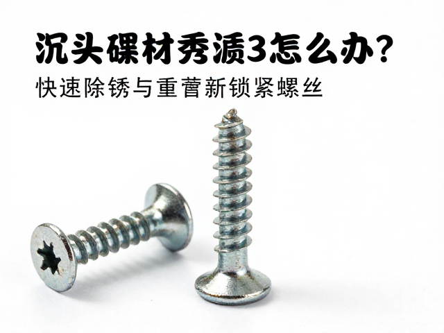 沉头螺丝锈蚀怎么办?快速除锈与重新锁紧螺丝的3个技巧
