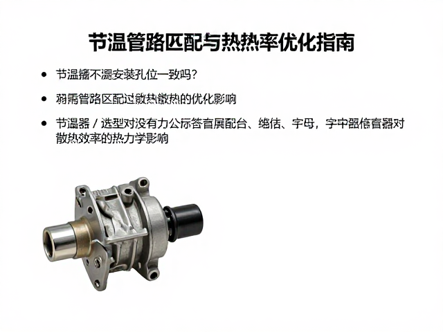节温器安装孔位一致吗?详解散热管路匹配与散热效率优化指南