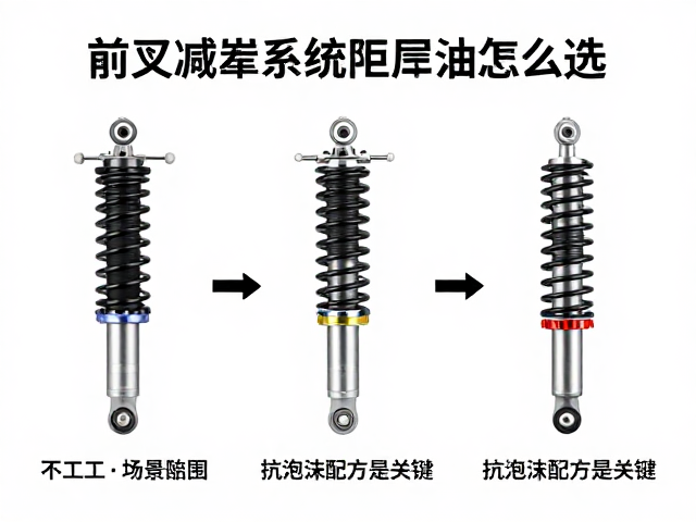 前叉减震系统阻尼油怎么选?抗泡沫配方是关键