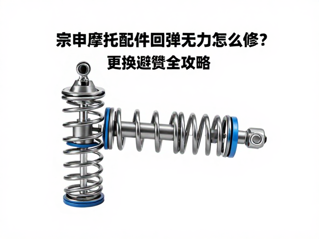 宗申摩托配件,回弹无力怎么修?更换避震簧全攻略