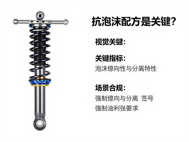 前叉减震系统阻尼油怎么选?抗泡沫配方是关键