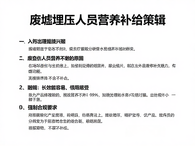 微量营养与长效能量的补给逻辑