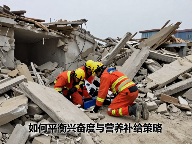 废墟埋压人员搜救指南，如何平衡兴奋度与营养补给策略
