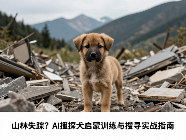 废墟幼犬山林失踪？AI搜救犬启蒙训练与搜寻实战指南