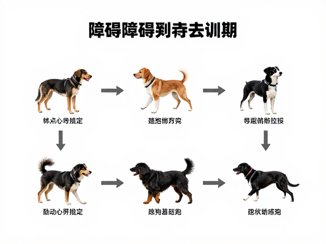 狗狗障碍规避行走训练，项圈辅助与18-24个月整体培养周期指南