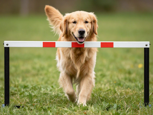 金毛寻回犬如何训练绕开障碍物？障碍物规避行走技巧详解