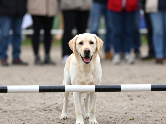 拉布拉多犬如何训练障碍物规避?人群环境适应技巧分享