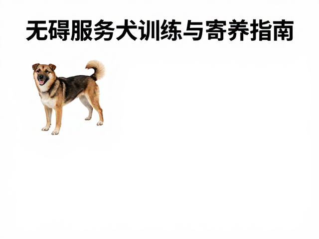 无障碍服务犬训练与寄养指南,如何训练导盲犬障碍物规避行走