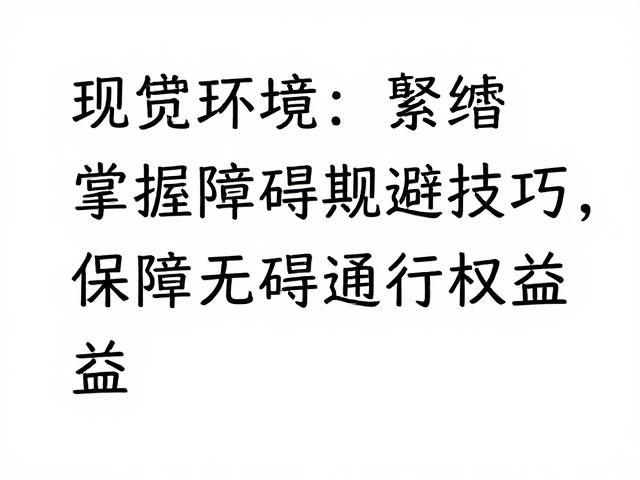 辅助工具的应用与感官补偿