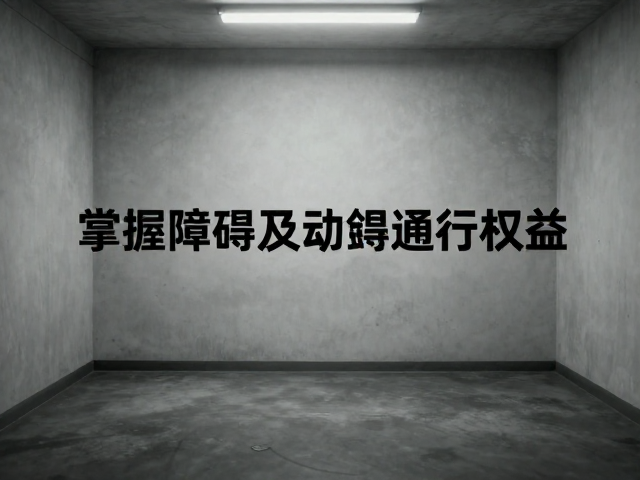陌生环境紧张?掌握障碍物规避技巧,保障无障碍通行权益
