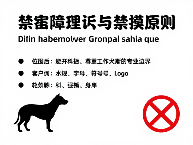 禁摸原则：尊重工作犬的专业边界