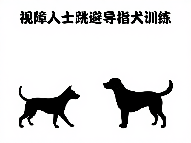 导盲犬的基础服从性与场景适应训练