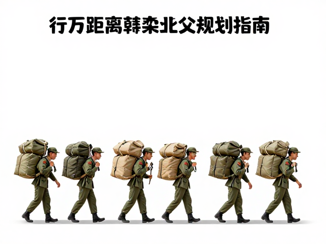负重行走中的行进距离规划与节奏控制