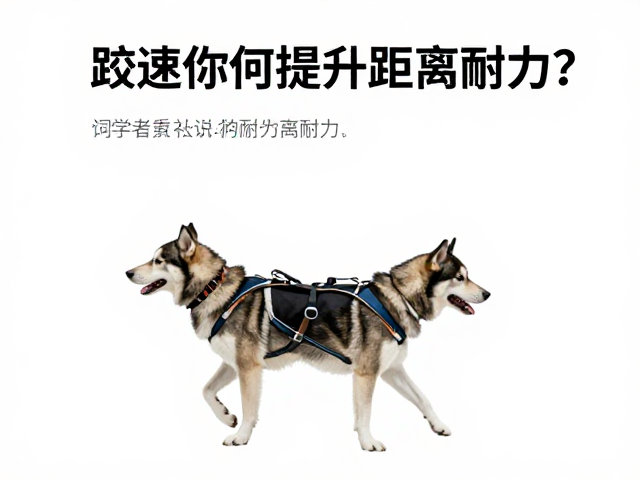 雪橇犬饲养者必看，驮运负重下如何提升长距离耐力？