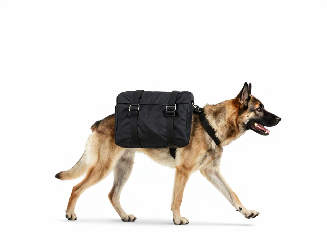 工作犬体能课程,驮运物资负重行走技巧,科学提升犬只负重能力