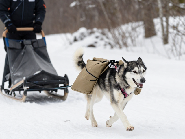 雪橇犬专项训练，驮运物资负重行走技巧与靠垫保护指南