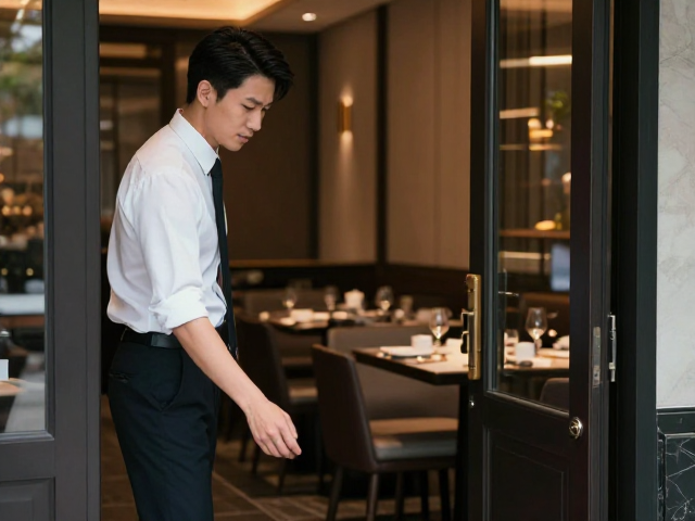 餐厅进出门礼仪,如何优雅入座避免过度喘气?