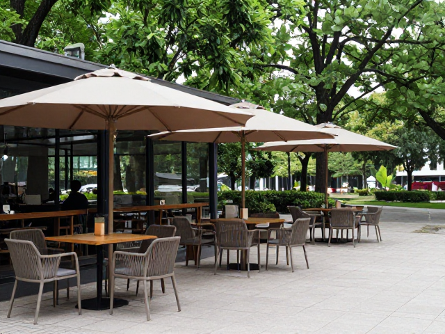 公园广场旁餐厅安静入座,结合阶段训练营打造流量新场景