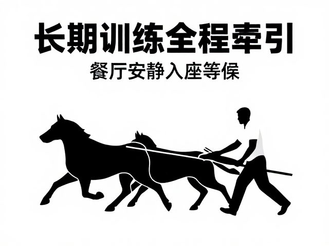 长期训练全程牵引,让餐厅安静入座等候,打造文明用餐新风尚