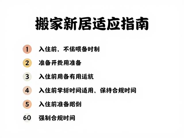 搬家前的物品清点与空间规划
