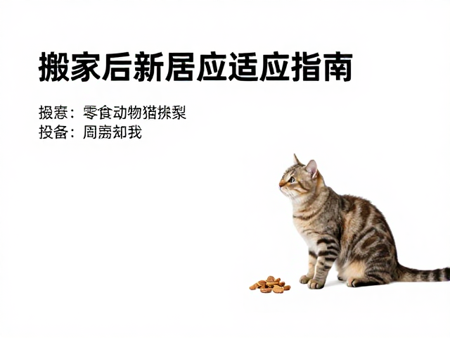 用零食奖励助猫快速探索