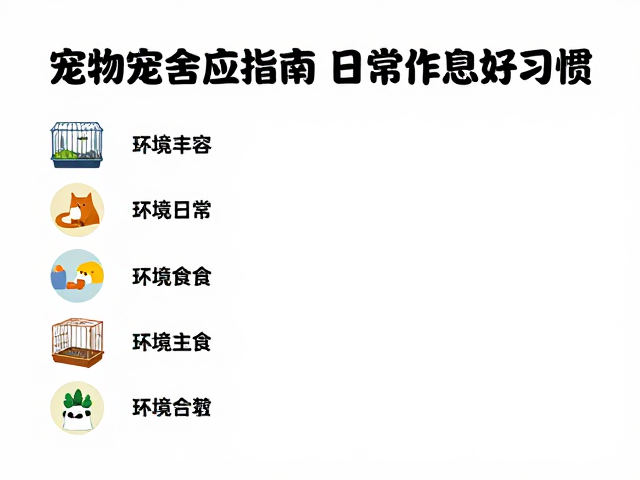 环境丰容对食欲与心理状态的干预机制