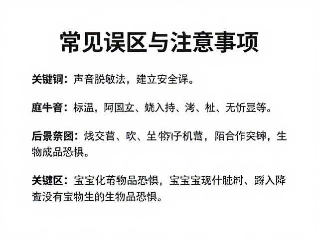 常见误区与注意事项