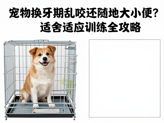 宠物换牙期乱咬还随地大小便？笼舍适应训练全攻略