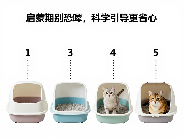 多猫家庭猫砂盆怎么配?启蒙期别恐吓,科学引导更省心